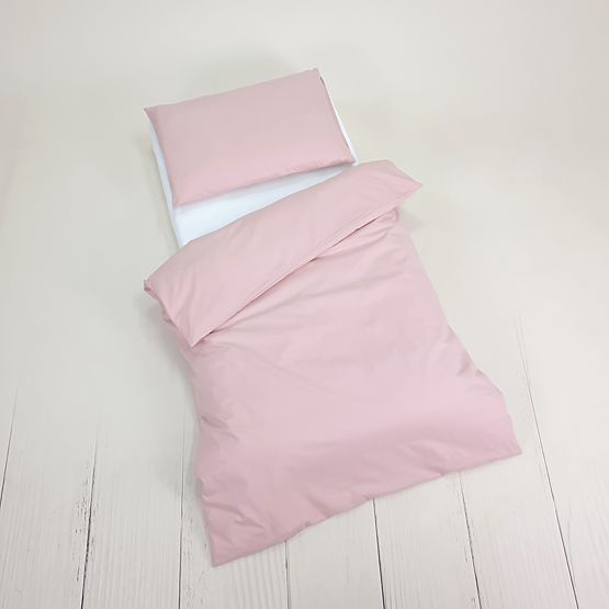 Dječja pamučna posteljina 100x135 cm - ružičasta