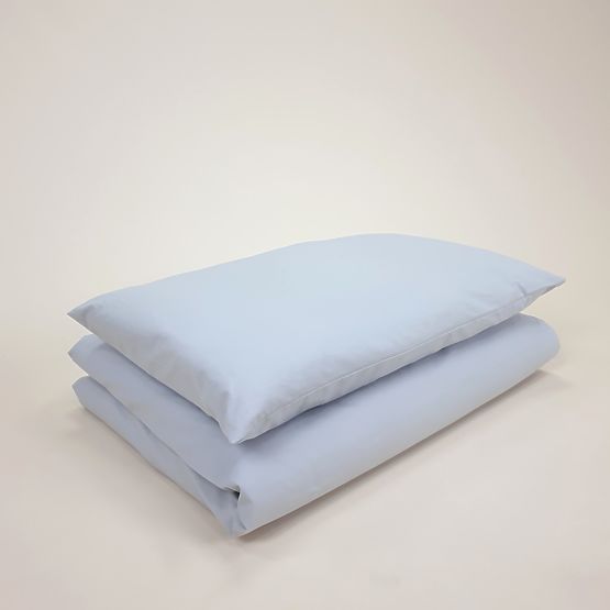 Dječja pamučna posteljina 100x135 cm - siva
