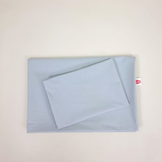 Dječja pamučna posteljina 120×90 cm - siva