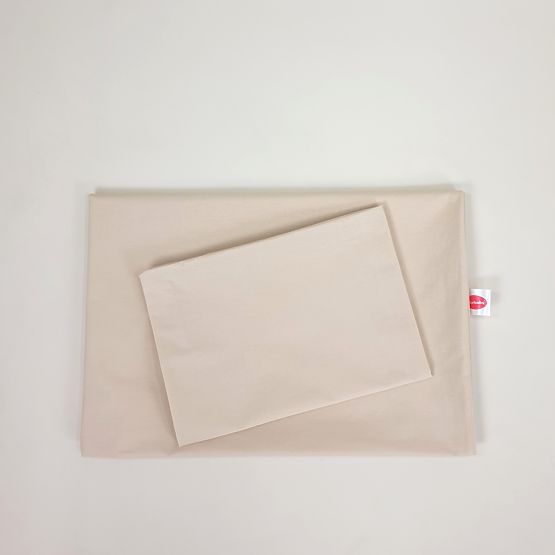 Dječja pamučna posteljina 120x90 cm - bež