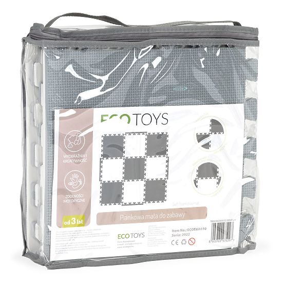 Dječja pjenasta prostirka - siva