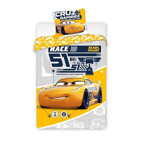Dječja posteljina Cars 3 - Cruz Ramirez No. 51