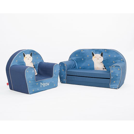Dječja sofa - Pospana Mačkica