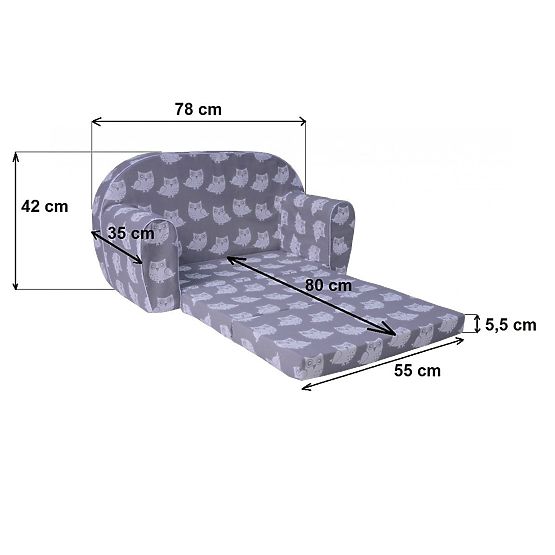Dječja sofa - Svemirski Dinosauri