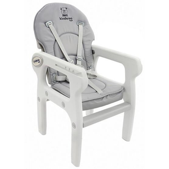 Dječja stolica za blagovanje Kinder - siva