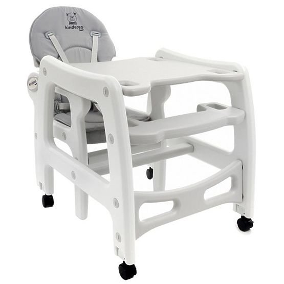 Dječja stolica za blagovanje Kinder - siva