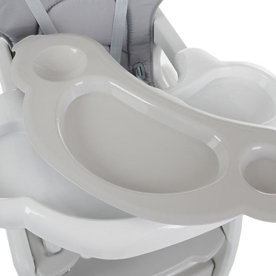 Dječja stolica za blagovanje Kinder - siva