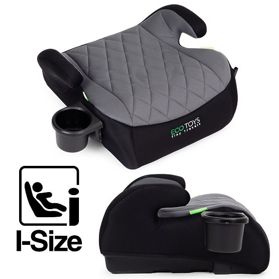Dječje autosjedalica booster i-SIZE visina 125-150 cm držač za piće ECOTOYS