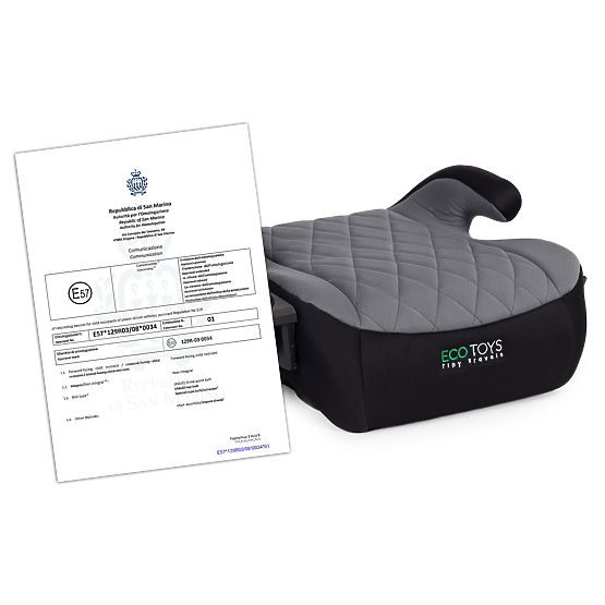 Dječje autosjedalica booster i-SIZE visina 125-150 cm držač za piće ECOTOYS
