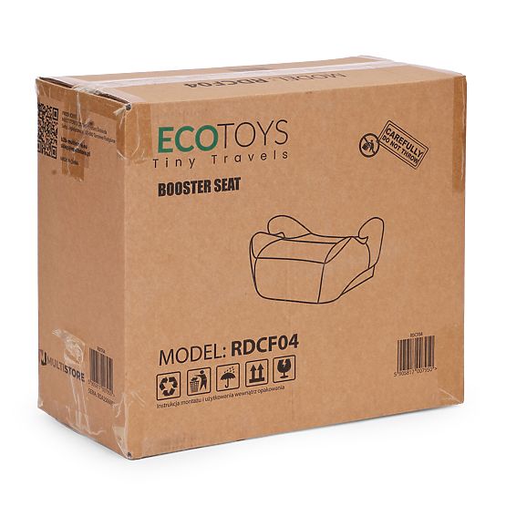 Dječje autosjedalica booster i-SIZE visina 125-150 cm držač za piće ECOTOYS
