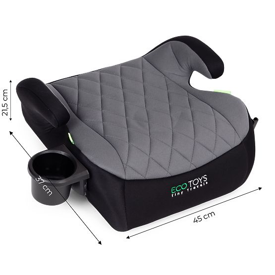 Dječje autosjedalica booster i-SIZE visina 125-150 cm držač za piće ECOTOYS