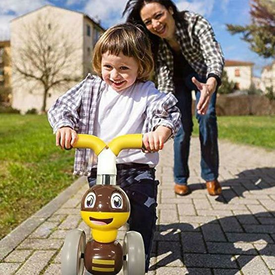 Dječja izbacivačica Pčela - žuto-smeđa