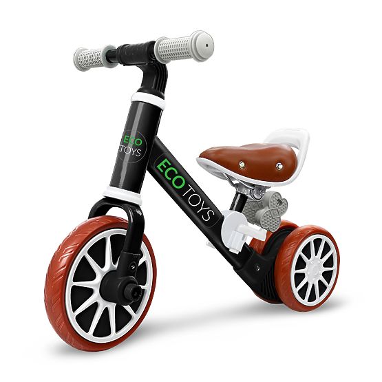Dječji izbacivač Rider 2u1 - crni