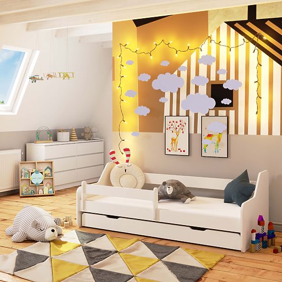 Dječji krevet ACTIV 180x80 Bijela + Madrac