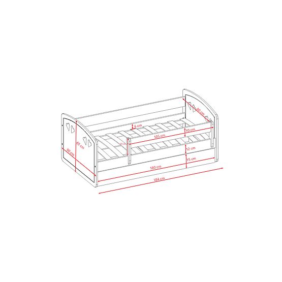 Dječji krevet Julie - ružičasti