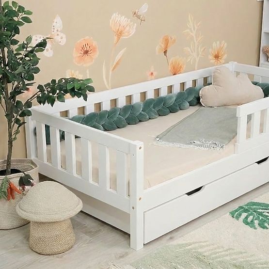 Dječji krevet Montessori Ourbaby Meadow plus - bijela