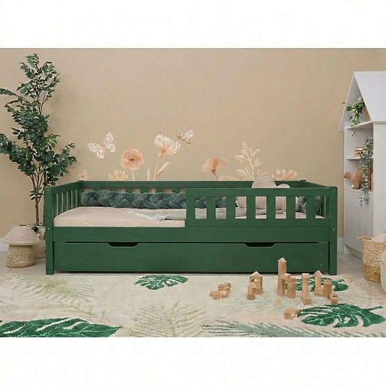 Dječji krevet Montessori Ourbaby Meadow plus - zelena