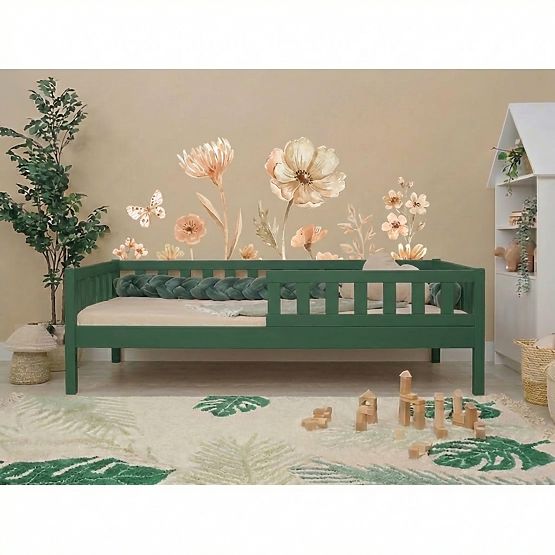 Dječji krevet Montessori Ourbaby Meadow plus - zelena