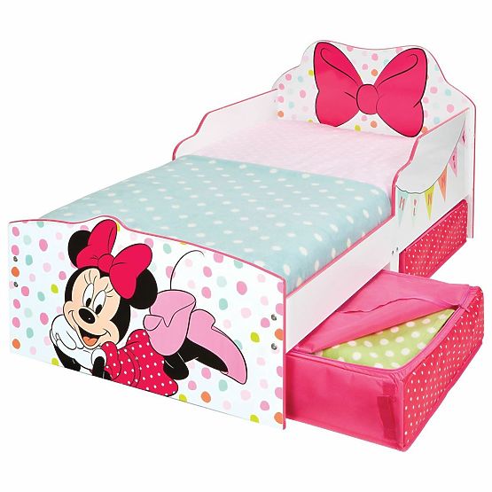 Dječji krevet Minnie Mouse s prostorom za odlaganje