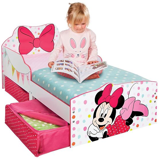 Dječji krevet Minnie Mouse s prostorom za odlaganje