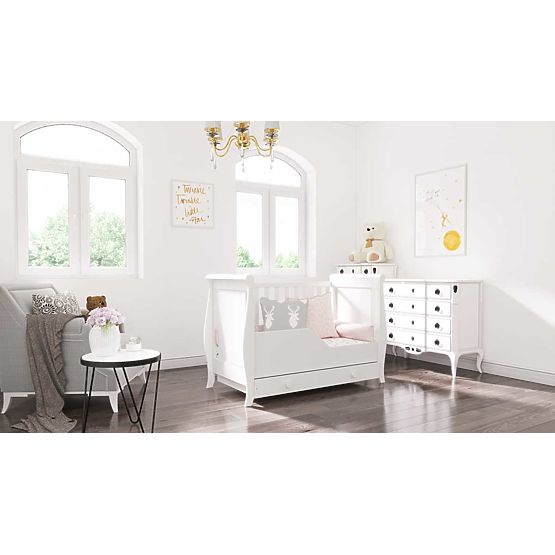 Dječji krevetić Míša 120x60 - bijela