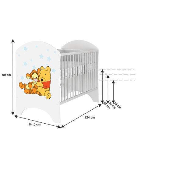 Dječji krevetić Winnie the Pooh i Praščić