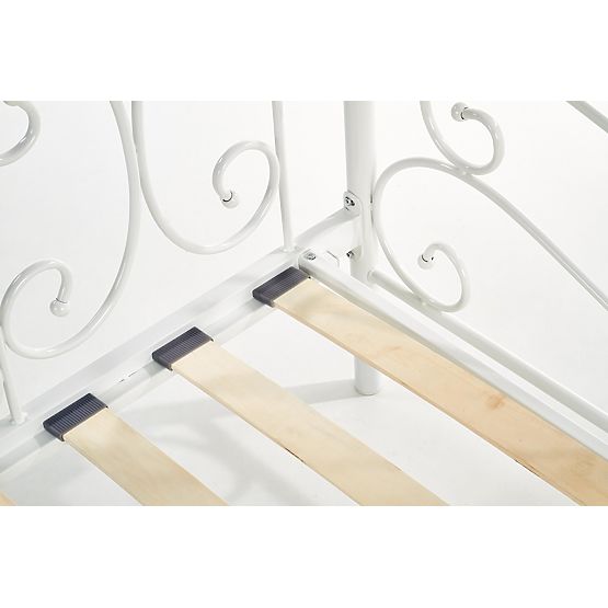 Dječji metalni krevet Sumatra 200x90 cm - bijeli