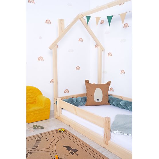Dječji Montessori krevet kućica Chimney - lakiran