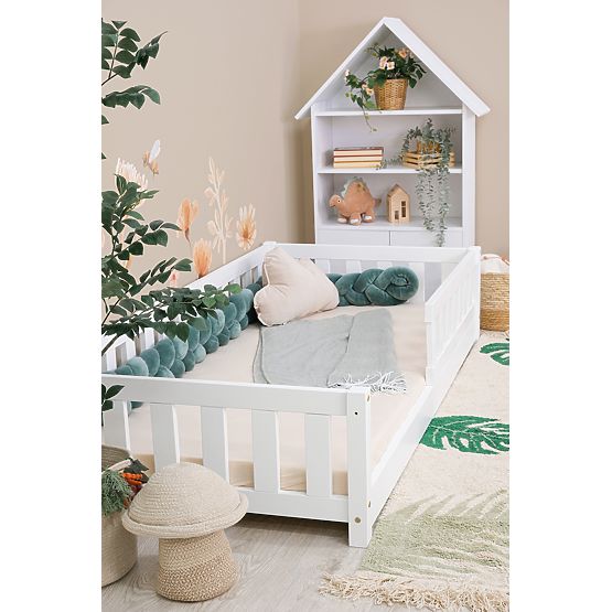 Dječji niski krevet Montessori Meadow - bijela