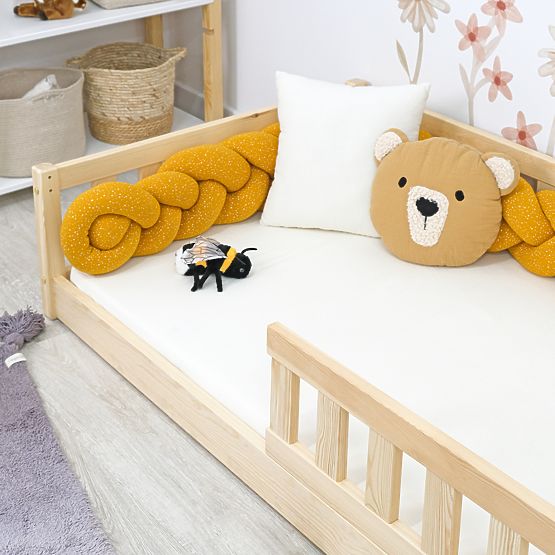 Dječji niski krevet Montessori Meadow - prirodni