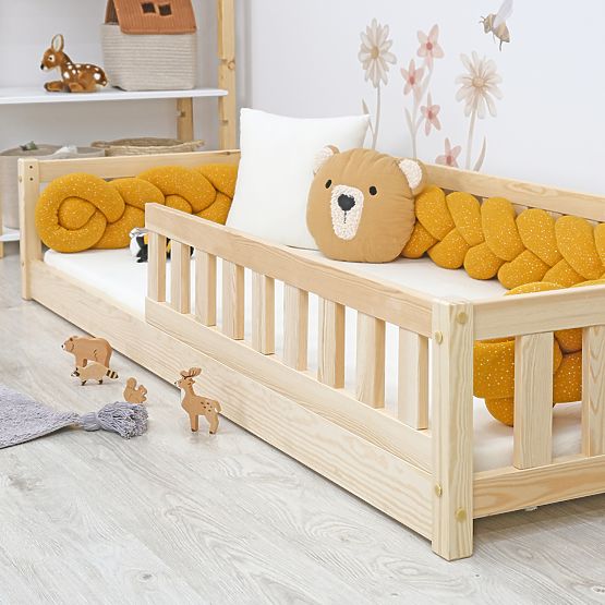 Dječji niski krevet Montessori Meadow - prirodni