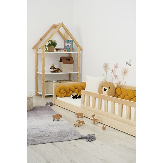 Dječji niski krevet Montessori Meadow - prirodni