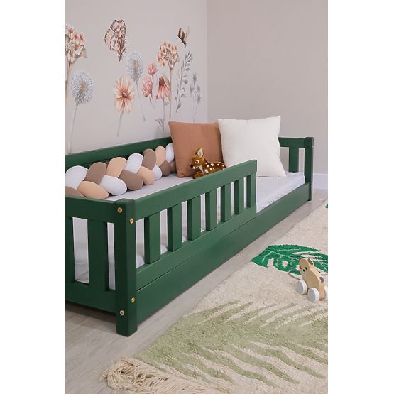 Dječji niski krevet Montessori Ourbaby Meadow - zelena