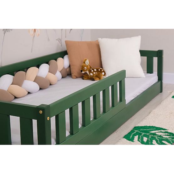 Dječji niski krevet Montessori Ourbaby Meadow - zelena