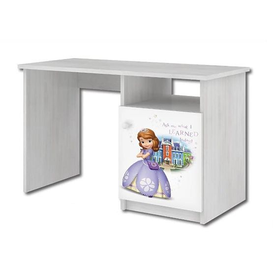 Dječji radni stol - Sofia the First - dekor norveškog bora