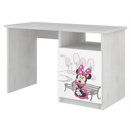 Dječji stol - Minnie Mouse u Parizu - dekor norveškog bora