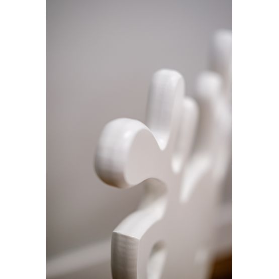 Dječji stol sa stolicama - Jelen - bijela boja