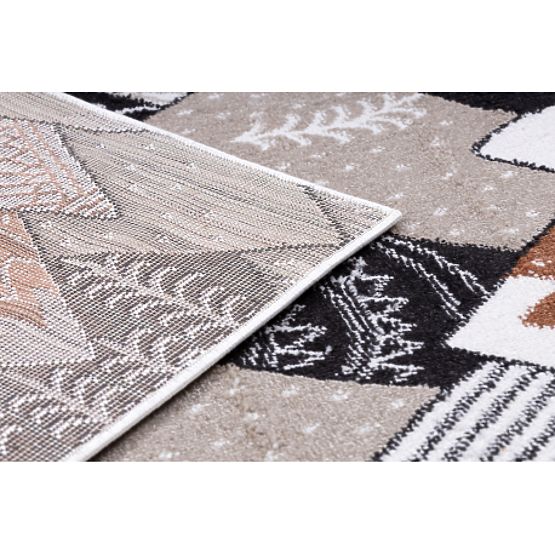 Dječji tepih FUN Tops, planine, krem