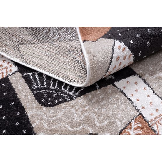 Dječji tepih FUN Tops, planine, krem