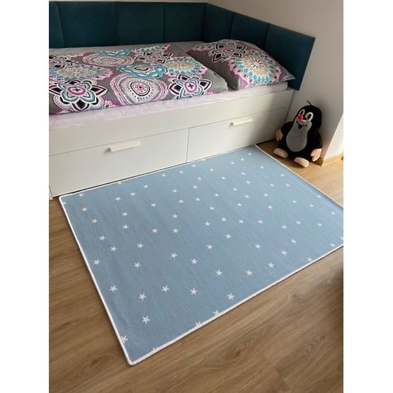 Dječji tepih Hvězdička - plavi