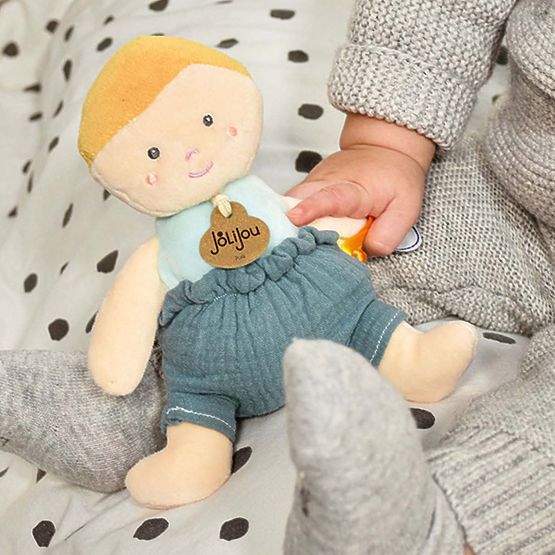 Doudou Jolijou Lutka 18 cm zelena