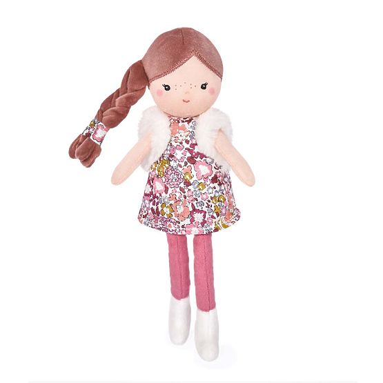 Doudou Jolijou Lutka Julia 25 cm ružičasta