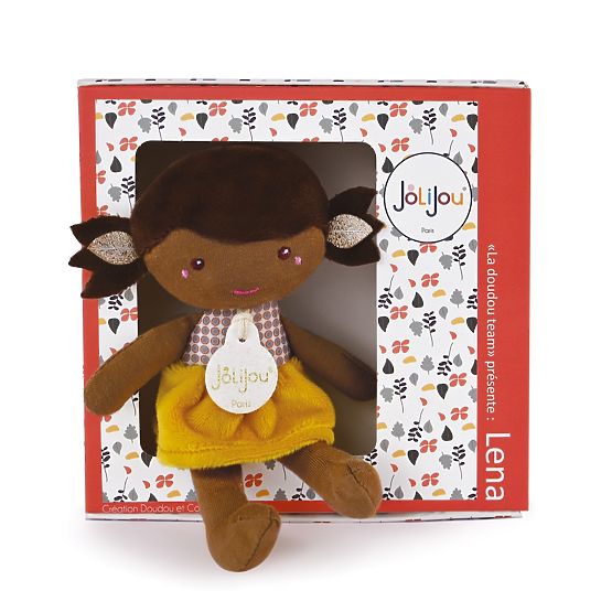 Doudou Jolijou Lutka Léna 16 cm žuta