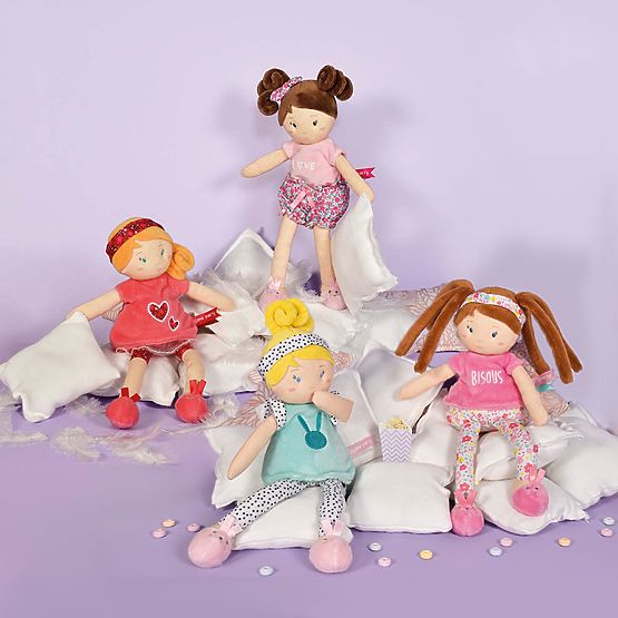Doudou Jolijou Lutka LES PIPELLETTES 25 cm 1 kom