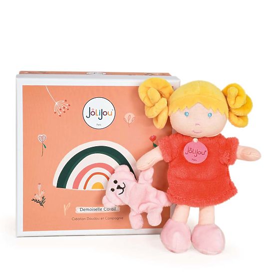 Doudou Jolijou Lutka Miss Coral 21 cm