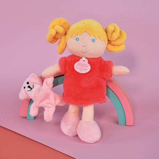 Doudou Jolijou Lutka Miss Coral 21 cm