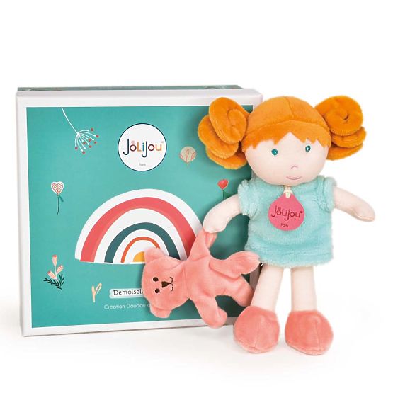 Doudou Jolijou Lutka Miss Mint 21 cm