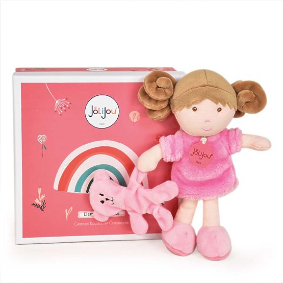 Doudou Jolijou Lutka Miss Rose 21 cm