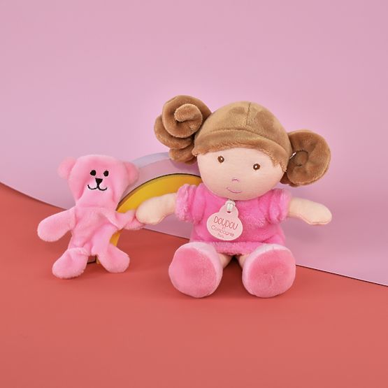 Doudou Jolijou Lutka Miss Rose 21 cm