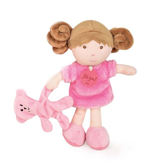 Doudou Jolijou Lutka Miss Rose 21 cm